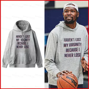 NBA Kevin Durant I NAVER LOSE Bóng Rổ Huấn Luyện Đồng Phục Áo Khoác Anime Áo Unisex Dài Tay Top
