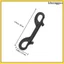 Dây Xích Cổ Chó Buckleswivel Snap Hook Double End Bolt Snaps Ended Double-End Hooks Cho Tường khxinggao