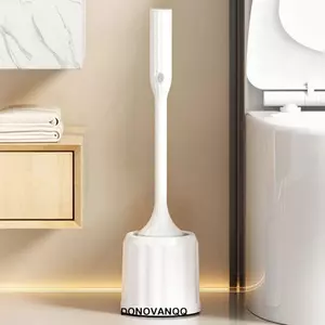 Bàn chải làm sạch nhà vệ sinh bằng điện DONOVANQQ, Đầu thay thế có thể tháo rời Bàn chải làm sạch nhà vệ sinh tuổi thọ cao, Cấu trúc chắc chắn Máy chà sàn phủ sóng toàn diện Vệ sinh phòng tắm
