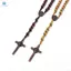 Dây chuyền Mân Côi bằng gỗ Công giáo Mặt dây chuyền Vòng cổ dành cho nam nữ Trang sức Christian Cầu nguyện Món quà tôn giáo