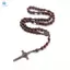 Dây chuyền Mân Côi bằng gỗ Công giáo Mặt dây chuyền Vòng cổ dành cho nam nữ Trang sức Christian Cầu nguyện Món quà tôn giáo