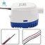 Máy bơm nước chìm thuyền tự động 12V tự động có ổ cắm công tắc phao