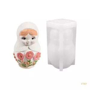 Giữ Khuôn Silicon Linh Hoạt Để Tạo Thiết Kế Búp Bê Xếp Chồng Độc Đáo Có Mùi