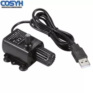<cosyh>Whisper Quiet USB Aquarium Fountain Pump with Integrated Filter System