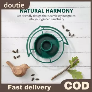 Doutie Màu Xanh Đậm Treo Khay Cho Chim Nhựa Tự Động Di Động Cho Chim Ăn Ngoài Trời Sân Vườn Ban Công Phụ Kiện Ăn VN