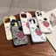 Ốp lưng dâu caro mèo đen cho iPhone17promax 16/15plus độc lạ 14/13/12