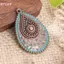 HFSHY 5 Chiếc Retro Vintage Dân Tộc Bohemia Giọt Nước Mặt Dây Dành Cho Nữ Bông Tai Nelaces Quyến Rũ Cho DIY Làm Phụ Kiện Trang Sức VN