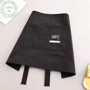 PUSKY 1 Mảnh Tạp Dề Vải Nhà Bếp Nữ Nhà Hàng Phục Hồi Tạp Dề Có Dây Thắt Lưng Mở Rộng Và Gia Cố Đường May Nửa VN