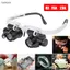 Kính lúp luckyew 8X / 15X / 23X Máy làm đồng hồ Jeweler có đèn LED Kính lúp Kính đọc sách Kính mắt TQ