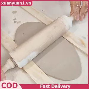 XUAN 10 Cái 3 / 5 / 7 / 10 / 12MM Bảng Đất Sét Gốm Hướng Dẫn Dải Gỗ Thông Thước Gỗ Dụng Cụ Gốm Đất Sét Cán Cắt Gỗ Hướng Dẫn Đường Sắt VN