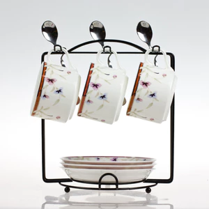 <cosyh>1 * Cup Holder Iron Kitchen Stainless Steel About 19*17*21cm Brand New