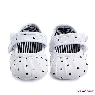 ♬Mg♪-Hot Sale Sơ Sinh Bé Gái Vải Cũi Giày Đế Mềm Chống Trơn Trượt Giày