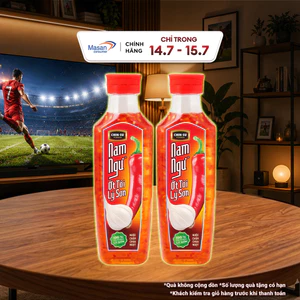 Combo 2 Chai Nước Mắm Nam Ngư Ớt Tỏi Lý Sơn 2 chai x 300ml