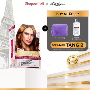 Màu nhuộm dưỡng tóc phủ bạc bảo vệ gấp 3 L'Oreal Paris Excellence Crème 172ml