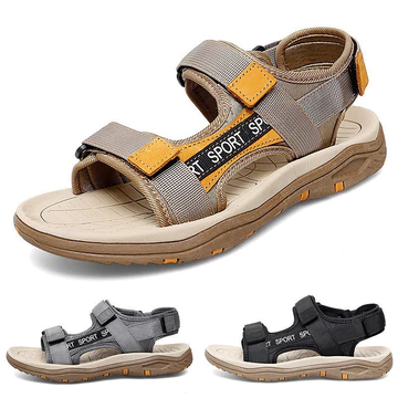 Giày Nam Giày Sandal Thời Trang Giày Sandal Mũi Mở Giày Sandal Phù Hợp Với Giày Đi Biển Ngoài Trời Giày Nam Chống Trơn Trượt Giày Đi Bộ Giày Sandal Đi Bộ Đường Dài Re