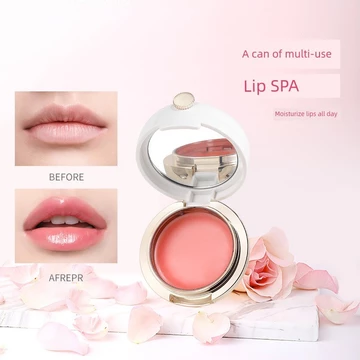 son dưỡng môi T Thái Lan TREECHADA Hoa Hồng Ngủ Môi Mặt nạ Phai Màu Đường Dưỡng Ẩm Sửa Chữa Phai Màu Đường TR Mặt nạ Môi