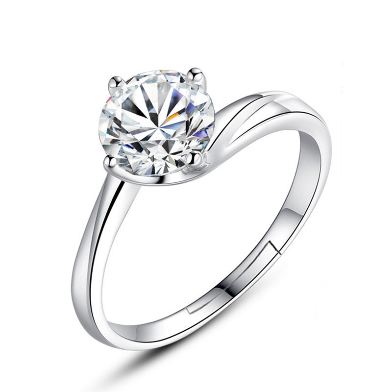 Women's 925 Silver Couple Rings by guifeiyinlou496