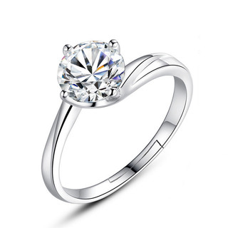 Women's 925 Silver Couple Rings by guifeiyinlou496