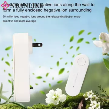 Máy phát điện Ion âm NBANLIKE, Máy lọc không khí di động siêu âm, Máy phun Ion Mini đa chức năng khử mùi phòng ngủ