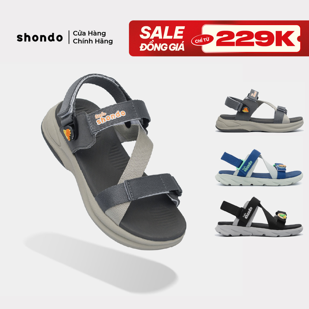 Giày sandal bé trai Shondo