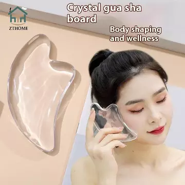 [ZTHOME] 1 Cái Trong Suốt Gua Sha Board Gua Sha Massage Nâng Cơ Mặt Gua Sha Cạo Máy Mát Xa Mặt Nhựa