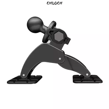 Giá đỡ ô tô đầu bi CHLOCH, Giá đỡ điện thoại xoay 360 độ 17mm, Đế thay thế Giá đỡ có thể điều chỉnh Đế dính kép Đế hỗ trợ điện thoại di động tự dính Giá đỡ sử dụng trên xe