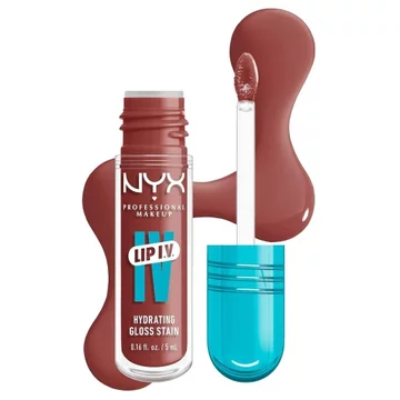 Dòng trang điểm chuyên nghiệp NYX, Son bóng dưỡng ẩm, Son bóng màu lâu trôi, Công thức thuần chay, Chứa thành phần dưỡng ẩm 12 giờ-Màu mật ong dưỡng ẩm (Nâu), Model: NGHB.