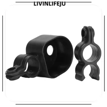 Giá đỡ gậy xe lăn ILIVINLIFE, Giá đỡ gậy đi bộ ABS màu đen, Giá đỡ gậy xe tay ga điện di động bền bỉ cho xe lăn Xe tay ga điện