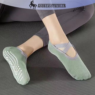 Onetimingfine Tất Yoga Chống Trơn Trượt Người Phụ Nữ Thể Thao Hút Mồ Hôi Thoáng Khí Tất Pilates Nữ Múa Ba Lê VN