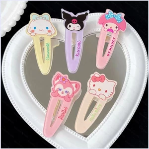 YT4 Sanrio - Bộ sưu tập nơ kẹp tóc dễ thương cho các nhân vật nổi tiếng như Kuromi, Hello Kitty, Lina Bell và My Melody.