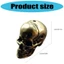 Unstop * Nervous Bronze Skull Triplicate Pass Charm Thin Dark Addition Everyone Instances