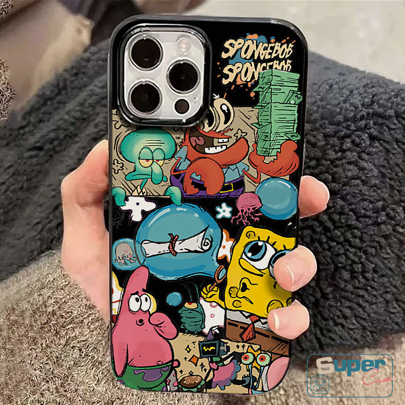 Ốp Lưng Tương Thích Cho IPhone 11 16 17 15 13 14 12 Pro Max Air 16 15 14 17 13 12 Pro 16 15 14 6 6s 7 8 Plus XR X XS Max SE 2020 SpongeBob Patrick Star Toy Bìa mềm truyện
