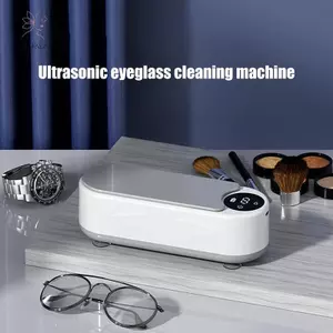 Máy làm sạch siêu âm HNKMP dùng tại nhà cho trang sức và kính đa chức năng.