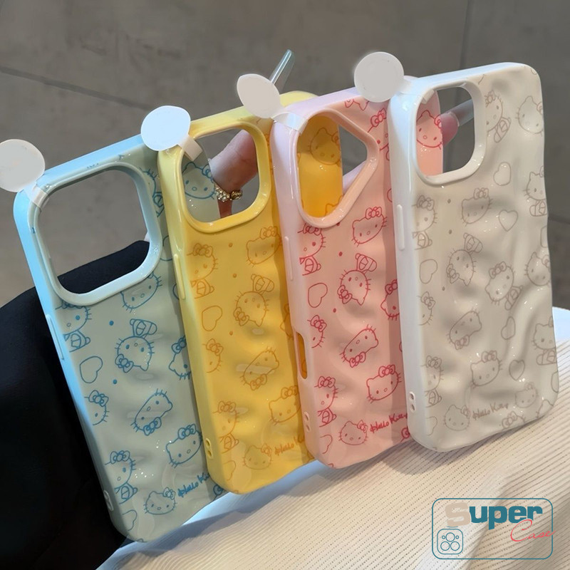 Ốp Lưng Tương Thích Cho IPhone 13 17 16 15 11 12 14 Pro Max Air 7Plus 16 8 14 15 7 Plus 15 16 14 13 12 Pro SE 2020 Phim Hoạt Hình Ngọt Ngào Dễ Thương Hello Kitty Trái Tim Tình Yêu Bìa Mềm
