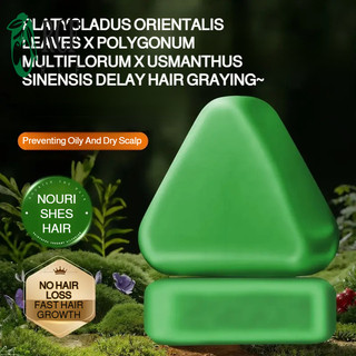 Xà Phòng Dầu Gội Polygonum Multiflorum Usman Grass - Tinh Dầu Handmade Chăm Sóc Tóc Đen