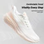 361° Giày Thể Thao Nữ Mới 2026 Lưới Thoáng 500 Lỗ Nhẹ 218g Giảm Sốc Nhảy Dây Tập Gym Đi Bộ