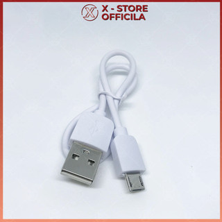 Cáp sạc điện thoại Micro USB 50cm, dây sạc ngắn cho sạc dự phòng, sạc nhanh 2.4A, siêu gọn - DS50CM