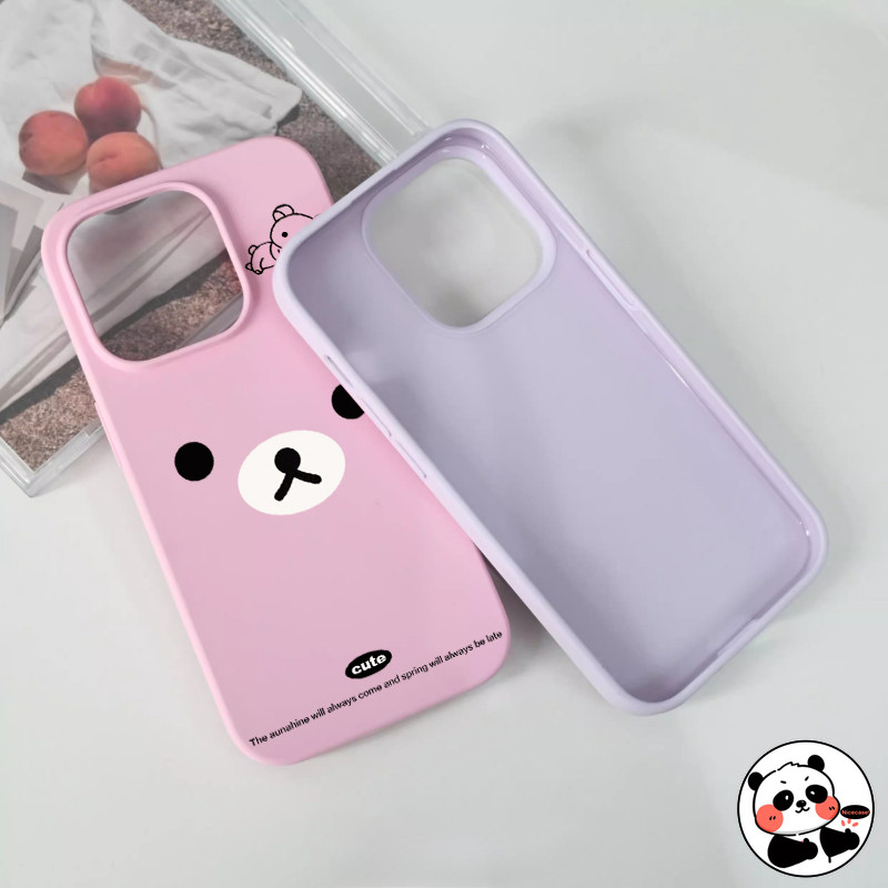 Macaron Màu Dễ Thương Rilakkuma Ốp Lưng Điện Thoại Honor X9D X9C Smart X70 X70i X60 X50 Magic 6 Pro GT X40 Ultimate HonorX9C Vỏ Sang Trọng Hoạt Hình Đơn Giản Vỏ Kẹo Mềm