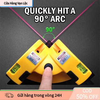[vạn] Thước Ke Góc Vuông 90° Bằng Tia Laser – Định Vị Đo Góc Chính Xác, Dụng Cụ Cắt Gạch, Đóng Tường Chuyên Dụng