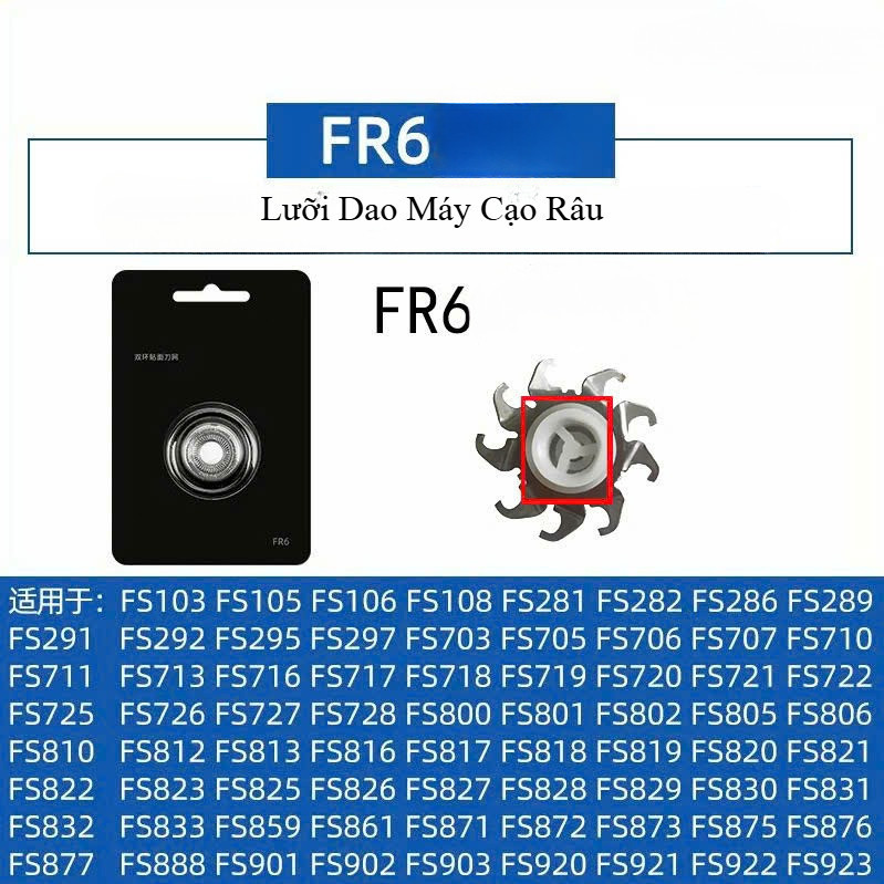 【24H】Bộ lưỡi dao thay thế FR6 FR8 thiết kế chính xác dễ dàng lắp đặt và sử dụng cho nhu cầu thay thế định kỳ