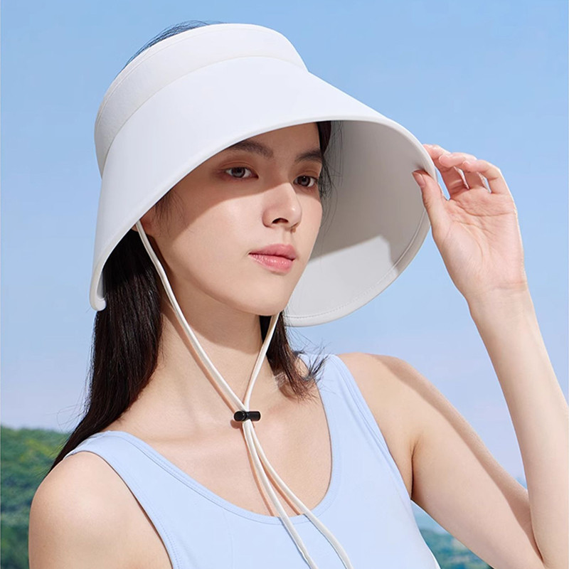 Camel CROWN 2024 Mũ chống nắng vành lớn quấn ngoài trời có nắp mở, chống tia cực tím UPF50 +