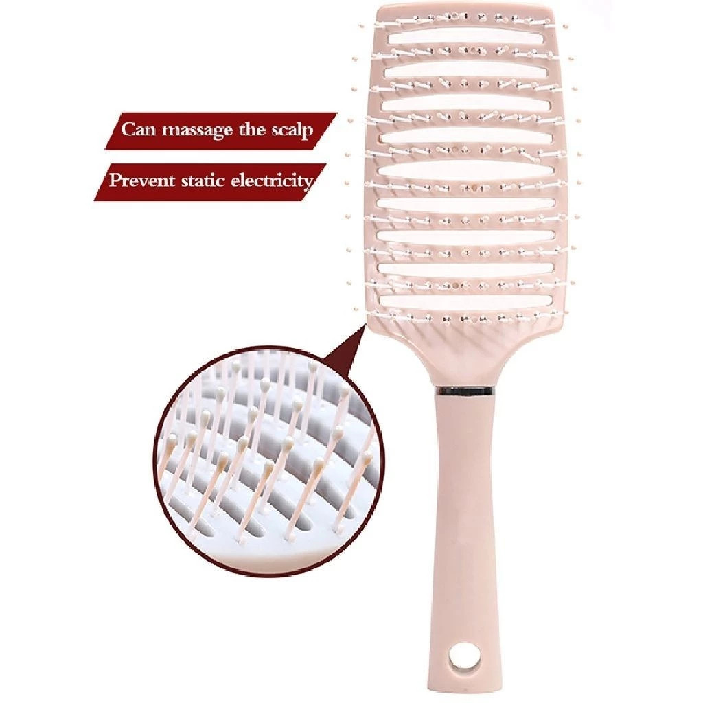 Chuyên Dùng Sử Dụng Tại Quán Salon,Lược Chải Tóc Đệm,Lược Tạo Kiểu，Kiểu dáng Fluffy Lược Chải Tóc Mát Xa Da Đầu