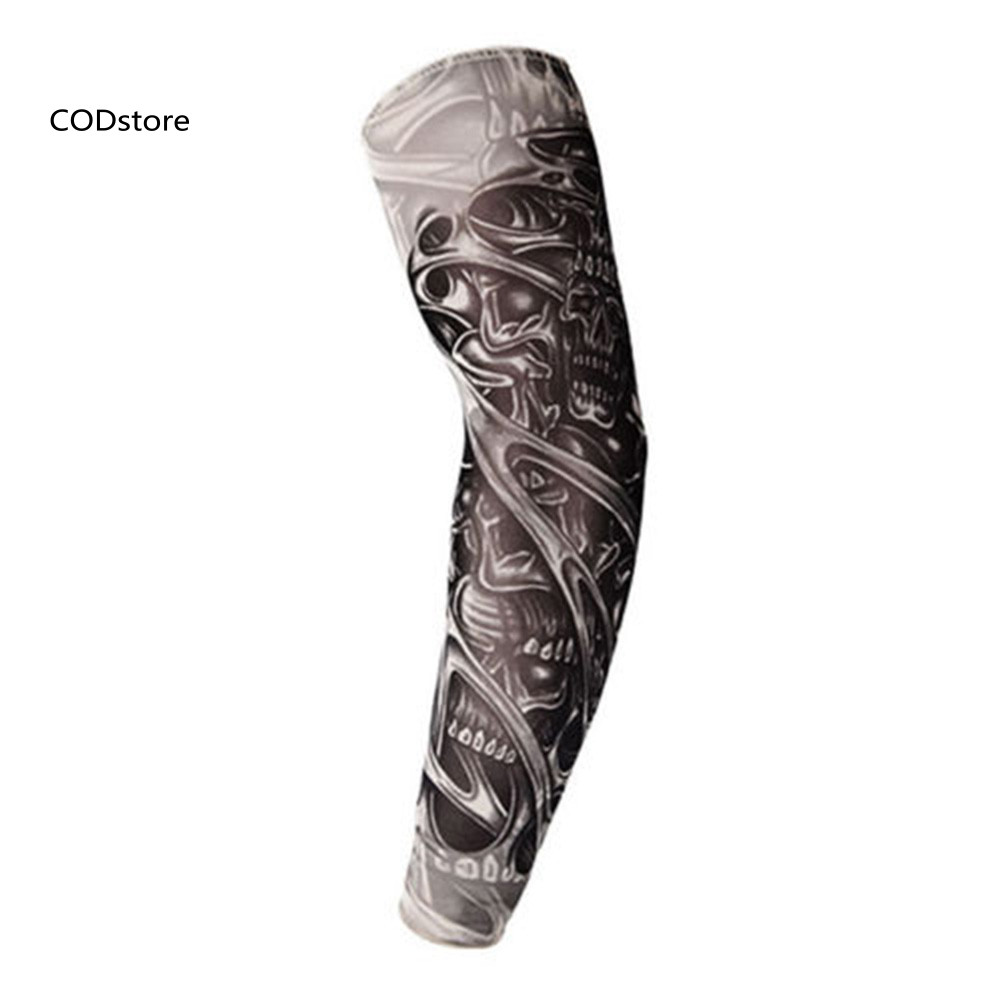 KDC Áo Unisex Co Dãn, Chống Tia UV, Thiết Kế Hình Xăm - Phù Hợp Đi Xe Đạp Ngoài Trời