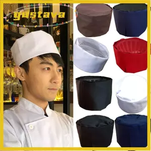 GUSTAVA Lưới Top Đầu Lâu Mũ Nam Nữ Nấu Ăn Nhà Hàng Nhà Bếp Mũ Làm Việc