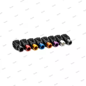 PYCOU 2 Bộ Điều Chỉnh Cáp Sang Số, Điều Chỉnh Bu Lông Hợp Kim Nhôm Truyền Sang Số Đòn Bẩy, Dây M5 Chất Lượng Cao CNC|Hệ thống chuyển số xe đạp trục vít điều chỉnh phanh