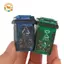 CANAMEK Phong Cách Thời Tiết Nhà Búp Bê Thùng Rác 3 Bộ Thu Nhỏ DIY Mini Nhà Thực Tế Thùng Rác Trang Trí CSF