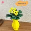MJnmc Micro Phong Cảnh Nhà Búp Bê Mô Phỏng Cây Lá Xanh Mô Hình Mini Phụ Kiện Cho DIY Vườn Cổ Tích Cảnh Mới