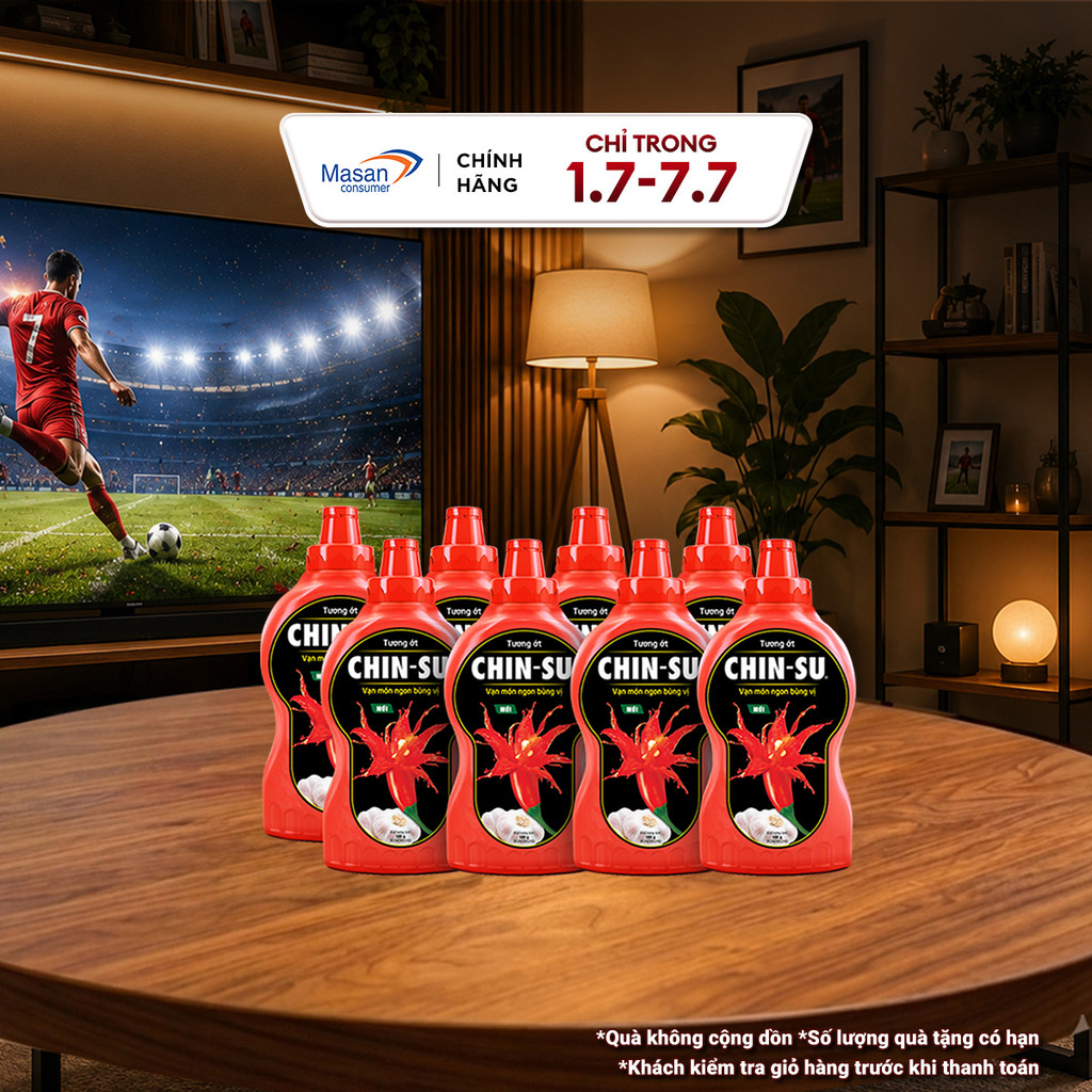 Combo 8 chai Tương Ớt CHIN-SU 250G (Bao bì có thể thay đổi theo đợt nhập hàng)