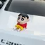 Phi Công Crayon Shin-Chan Trang Trí Xe Ô Tô Bên Ngoài Hoạt Hình Búp Bê Dễ Thương Thân Xe Ô Tô Trang Trí Mái 26.3.22