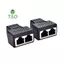 Cáp mạng ethernet 1 đến 2 LAN Đầu nối bộ chuyển đổi phích cắm RJ45 [mới]